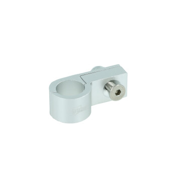 Single Hose P-Clamp Bracket 12,7mm (1/2") - satin silver
