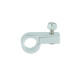 Single Hose P-Clamp Bracket 12,7mm (1/2") - satin silver