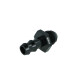 Screw-in Adapter Dash 8 Male to Barb 13mm (1/2") - satin black
