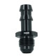 Screw-in Adapter Dash 6 Male to Barb 10mm (3/8") - satin black