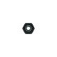 Screw-in Adapter Dash 6 Male to Barb 8mm (5/16") - satin black
