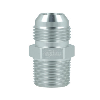 Adapter Dash 12 Male to NPT 3/4" Male - satin silver