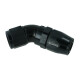BOOST products High Flow Swivel Hose End Dash 10 - 45° - black