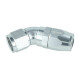BOOST products High Flow Swivel Hose End Dash 10 - 45° - silver