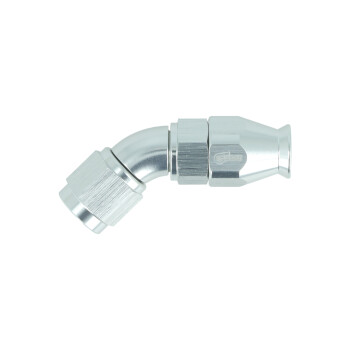 BOOST products High Flow PTFE Swivel Hose End Dash 4 - 45° - silver