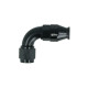 BOOST products High Flow PTFE Swivel Hose End Dash 4 - 90° - black