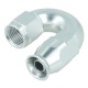 BOOST products High Flow PTFE Swivel Hose End Dash 6 - 180° - silver