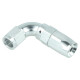 BOOST products High Flow Swivel Hose End Dash 4 - 90° - silver