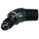 Adapter Dash 4 Male to NPT 1/4" Male - 45° - black