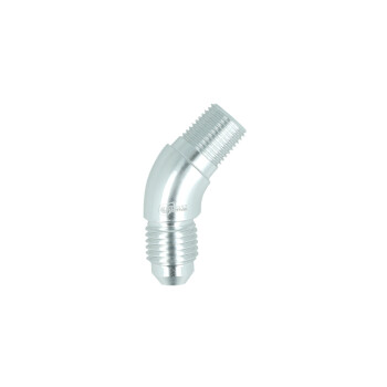 Adapter Dash 4 Male to NPT 1/8" Male - 45° - silver