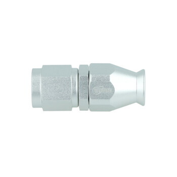 BOOST products PTFE Hose End Dash 4 - straight - satin silver