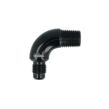 Adapter Dash 4 Male to NPT 1/4" Male - 90° - black