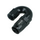 BOOST products High Flow Swivel Hose End Dash 6 - 180° - black