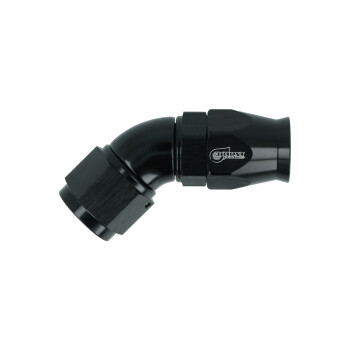 BOOST products High Flow PTFE Swivel Hose End Dash 10 - 45° - black