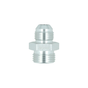 Adapter Dash 8 Male to ORB Dash 10 Male - satin silver