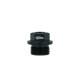 Screw-in Adapter ORB Dash 8 Male to NPT 1/8" Female - satin black