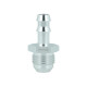 Screw-in Adapter Dash 8 Male to Barb 10mm (3/8") - satin silver
