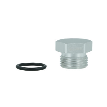 ORB Plug Dash 8 Male - satin silver