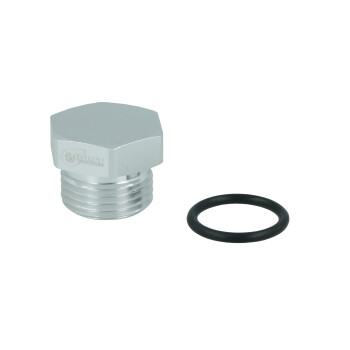 ORB Plug Dash 8 Male - satin silver