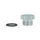 ORB Plug Dash 8 Male - satin silver
