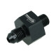 Adapter Dash 4 Male to NPT 1/8" Male with Port NPT 1/8" - satin black