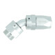 BOOST products Swivel Hose End Dash 8 to M22x1,5mm male with O-Ring - 45° - satin silver