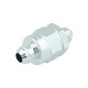 One Way Check Valve Dash 8 Male - satin silver