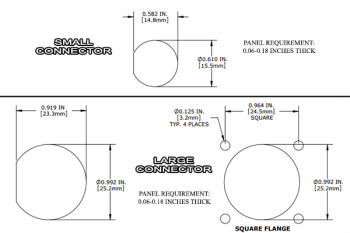 Bulkhead harness - Internal single Walbro GSS342 pump