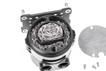 AOS-R oil catch can - universal - VTE (vento to engine air intake)