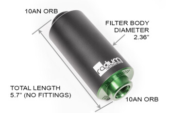 Fuel filter kit - stainless - 100 micron