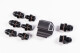 Fuel distribution block - 3 Into 1 with fittings (Dash 12-10-10-10)