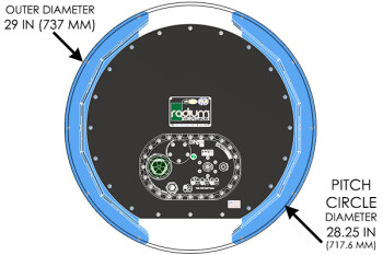 Install Kit for Motosport Spare Tire Fuel Cell / Fuel Tank