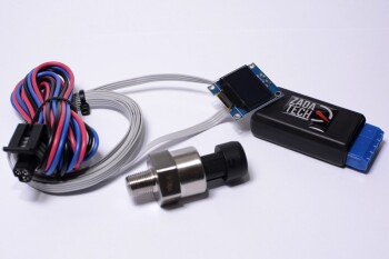OLED 1.3" digital single oil pressure gauge (Psi) -...