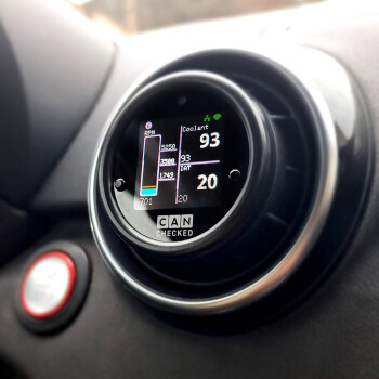 CANchecked OBD 2 MFD15 with adapter ring Audi A1/S1