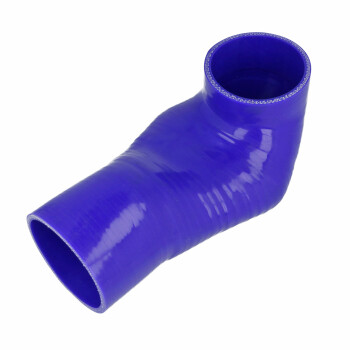 90° Degree Cobra Head Silicone Elbow 2.5" / 63,5mm - Blue