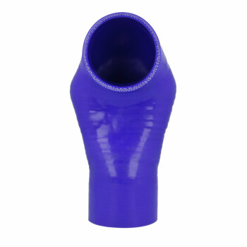 90° Degree Cobra Head Silicone Elbow 2.5" / 63,5mm - Blue