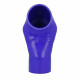 90° Degree Cobra Head Silicone Elbow 2.5" / 63,5mm - Blue