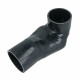 90° Degree Cobra Head Silicone Elbow 3.0" / 76mm - black