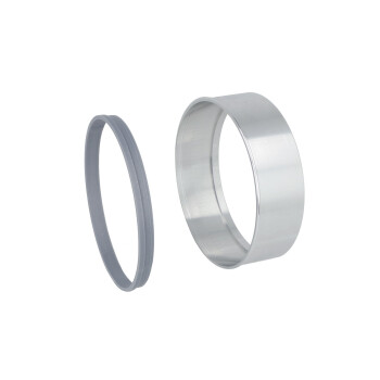 TurboZentrum installation kit for MAF Honeycomb 90mm / 3.5" - Alu (w/o Honeycomb)