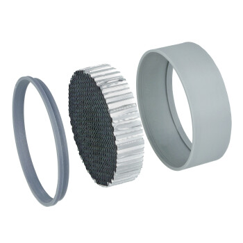 TurboZentrum Honeycomb 89/90mm / 3.5" Install kit for MAF - Plastic (with Honeycomb)