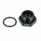 Screw-in Adapter M22x1.5 male to 1/8" NPT female thread - black matt
