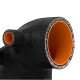 Silicone Intake Boot Mishimoto BMW E36 (325/328/M3) 89mm HFM / 92-99 / Black | MMHOSE-E36-92IB35BK