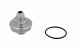 Fuel Filter Outlet Cap, -8AN / Dash 8 Clear | Fuelab