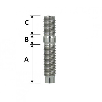 Titanium Stud Kit M8x1.25x55mm - Grade 5
