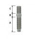 Titanium Stud Kit M10x1,25x50mm - Grade 5