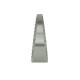 90° Stainless Pie Cut with Spigot 63mm x 1.5 - Kit