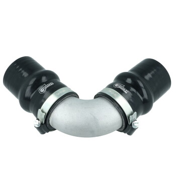 90° Degree Cast Aluminum Elbow 57mm (2.25") - Small Radius