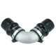 90° Degree Cast Aluminum Elbow 57mm (2.25") - Small Radius