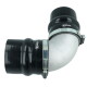 90° Degree Cast Aluminum Elbow 76mm (3") - Small Radius