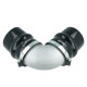 90° Degree Cast Aluminum Elbow 89mm (3.5") - Small Radius